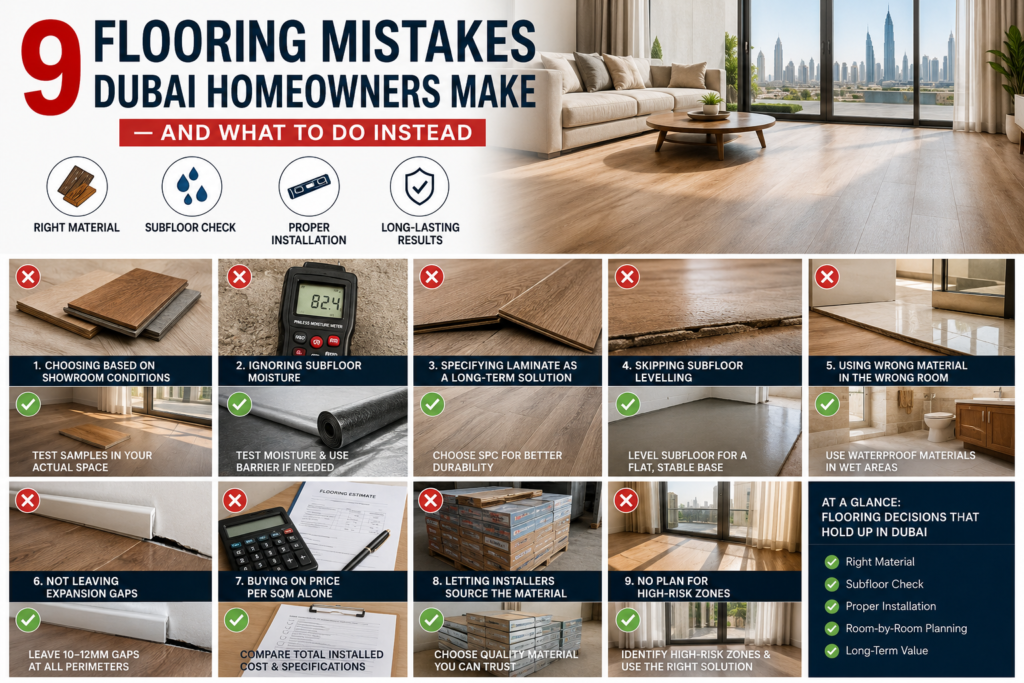 flooring mistakes dubai